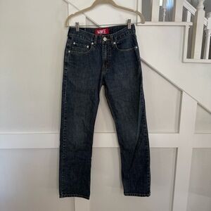 Levi's Men's Dark Blue Slim Straight Jeans 27